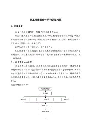 施工质量管理体系和保证措施48465.doc