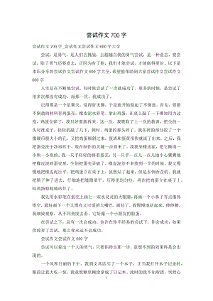 尝试作文700字-1.docx