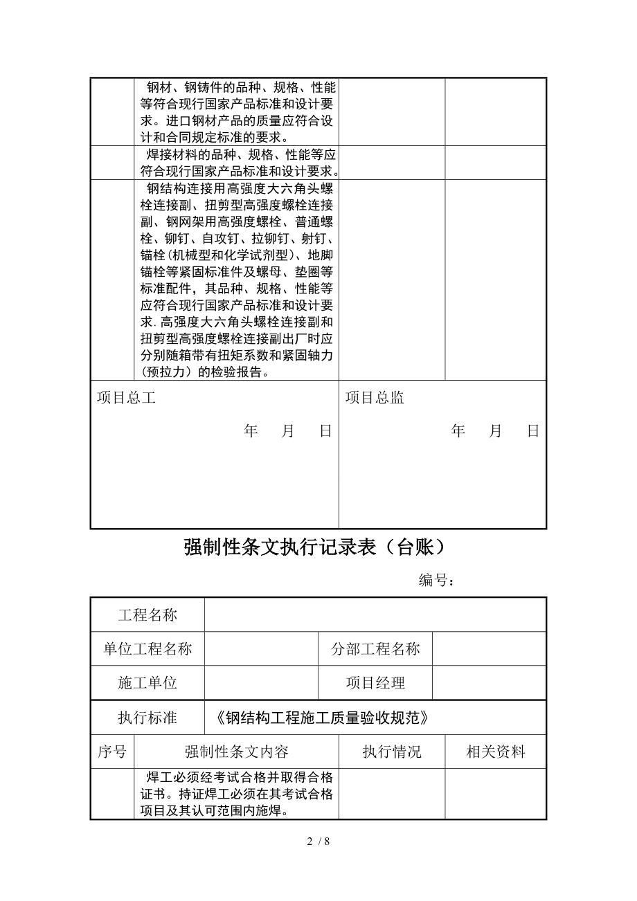 强制性条文执行记录表.doc_第2页