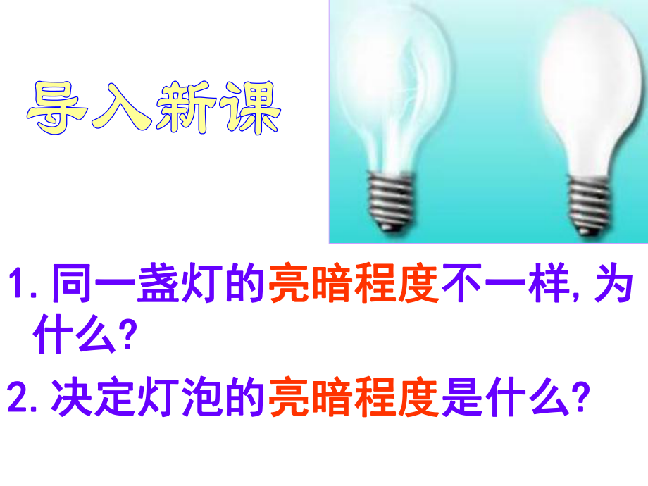 测量小灯泡电功率解析ppt课件.ppt_第2页