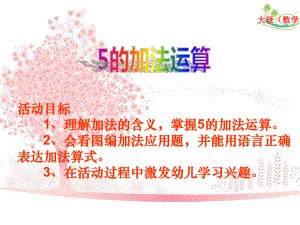 大班数学5的加法运算课件ppt.ppt