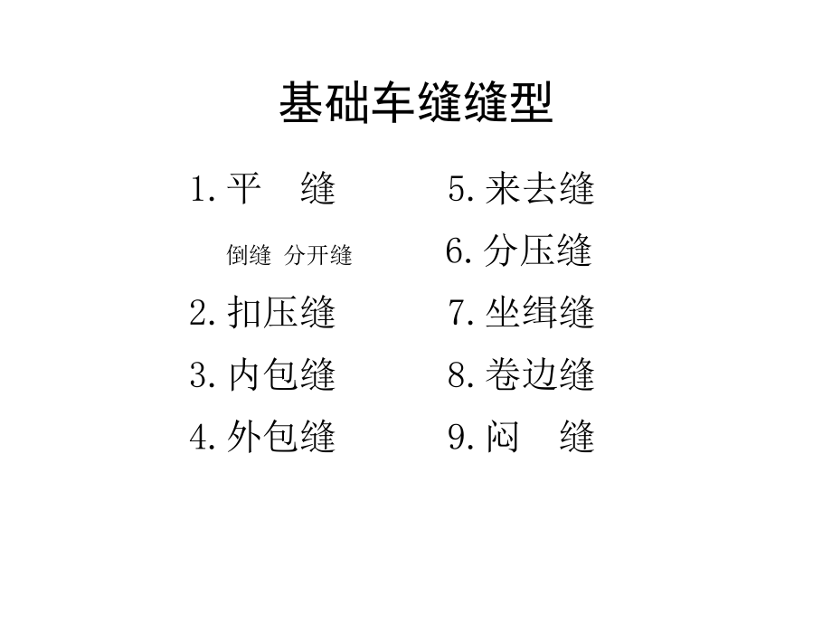 基础车缝缝型——教学课件ppt.ppt_第1页