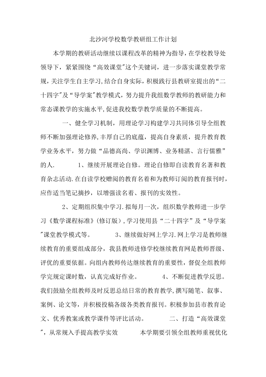 数学教研组活动计划.doc_第1页