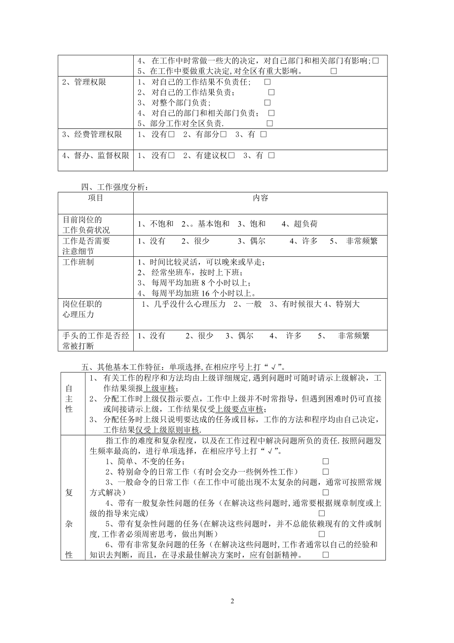 工作分析调查问卷样表.doc_第2页