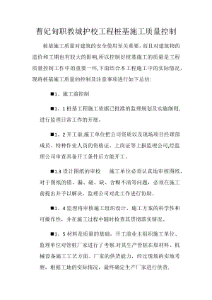 护校管桩施工质量控制要点及过程.docx