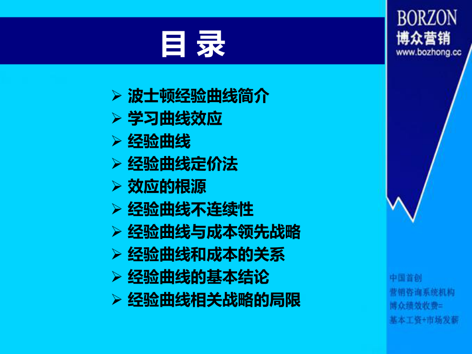 最新咨询师知识波士顿经验曲线精品课件.ppt_第2页