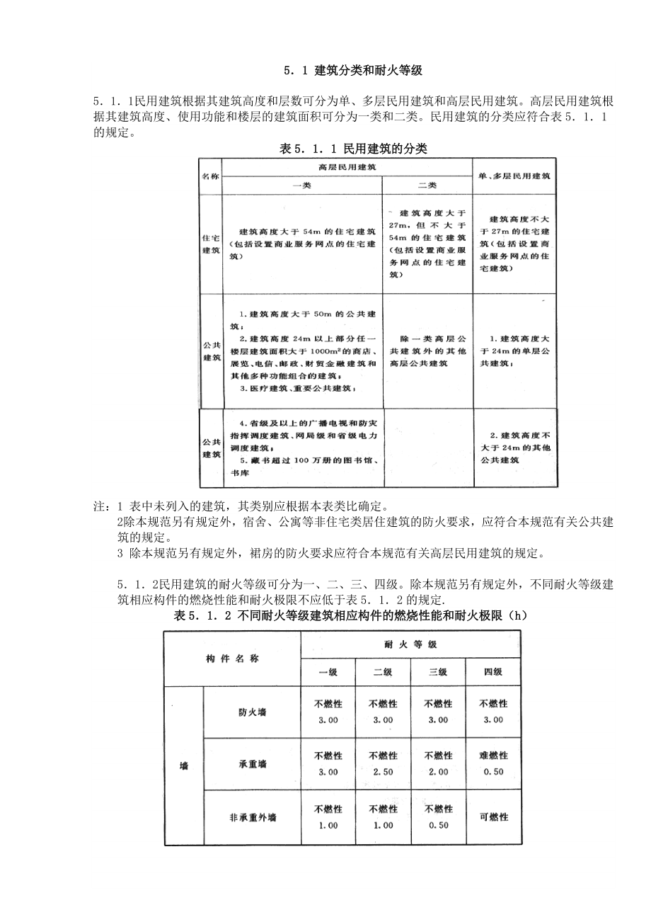 建筑设计防火规范--民用建筑.doc_第1页