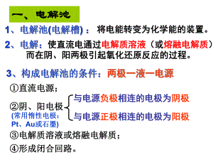 化学选修四第四章电解池及电解的应用ppt课件.ppt