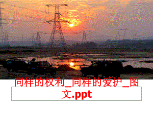 最新同样的权利_同样的爱护_图文.pptppt课件.ppt