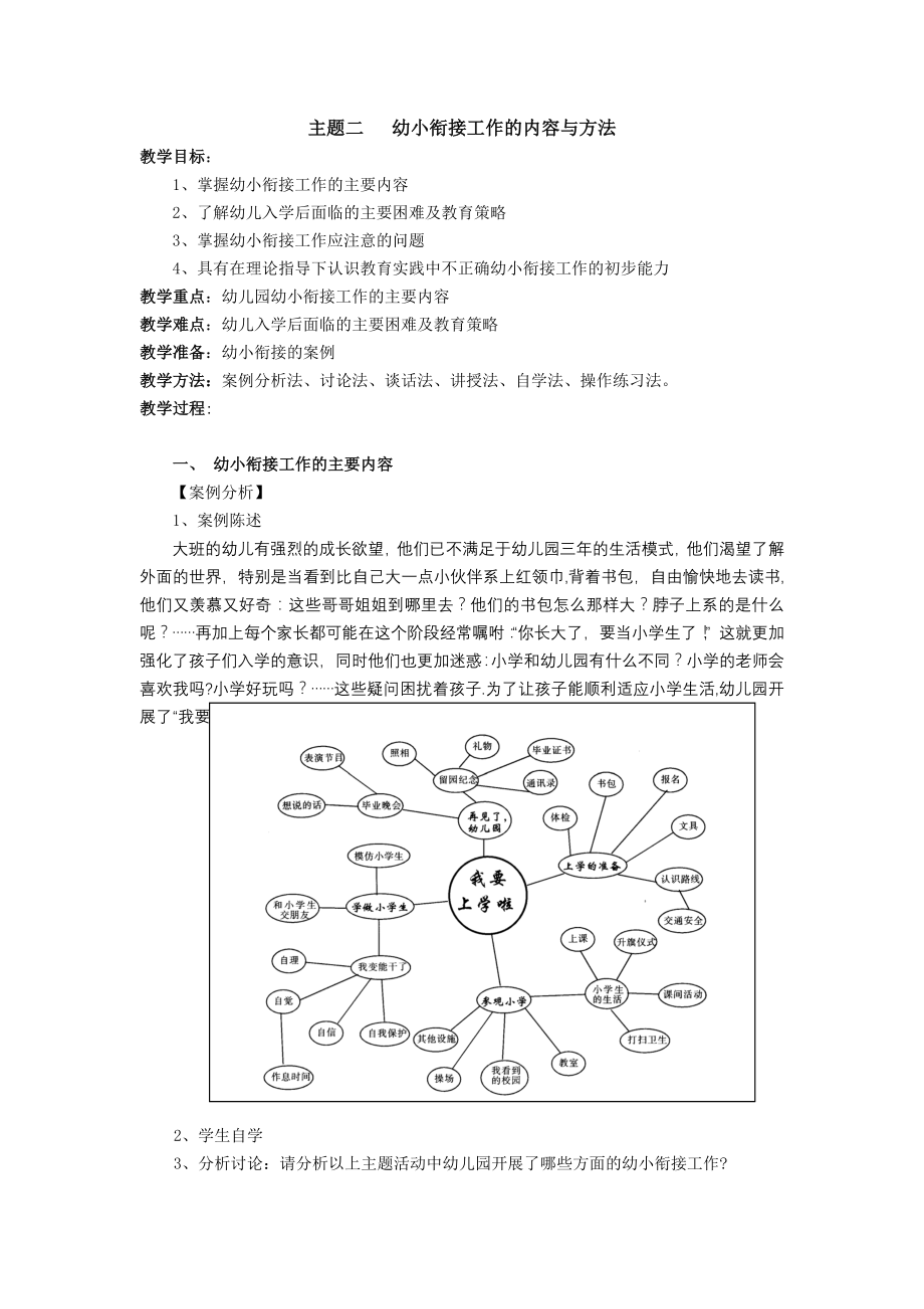 幼小衔接工作的内容和方法.doc_第1页