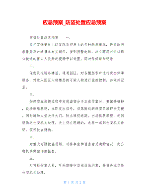 应急预案_防盗处置应急预案.doc