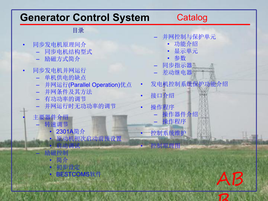 最新发电机控制系统精品课件.ppt_第2页