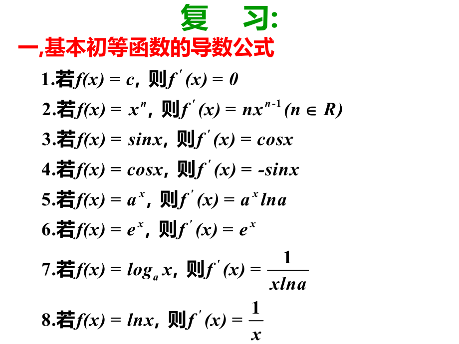 复合函数的导数及导数的运算法则ppt课件.ppt_第2页