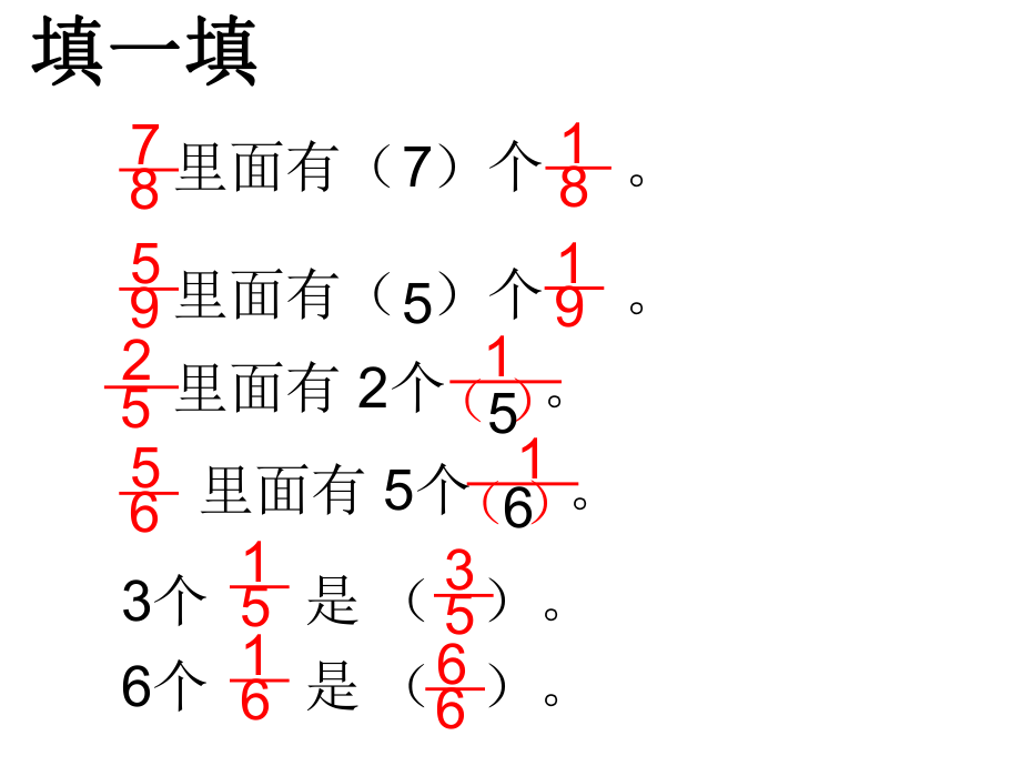 同分母和同分子分数的大小比较ppt课件.ppt_第2页