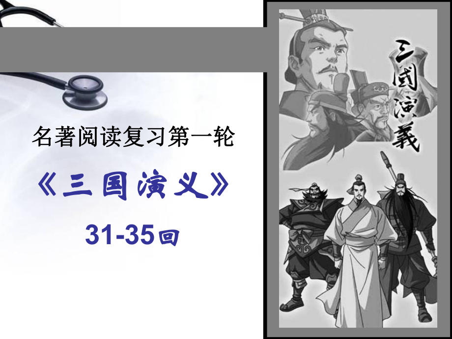 三国演义情节(一轮31-35回)ppt课件.ppt_第1页