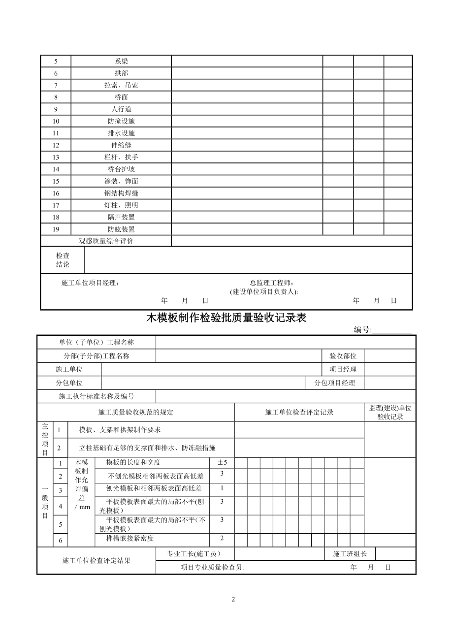 桥梁工程质量验收表.doc_第2页