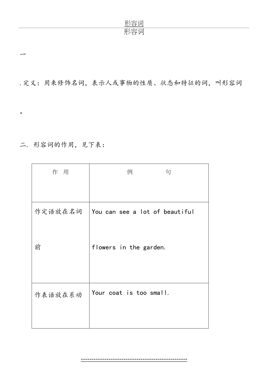 初中英语形容词和副词的用法.doc_第2页