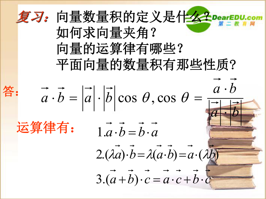 向量数量积的坐标运算与度量公式ppt课件.ppt_第2页