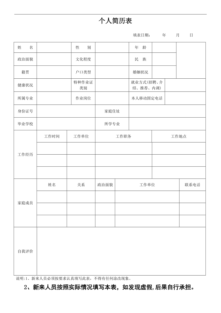 个人简历(电子版)【模板范本】.doc_第1页