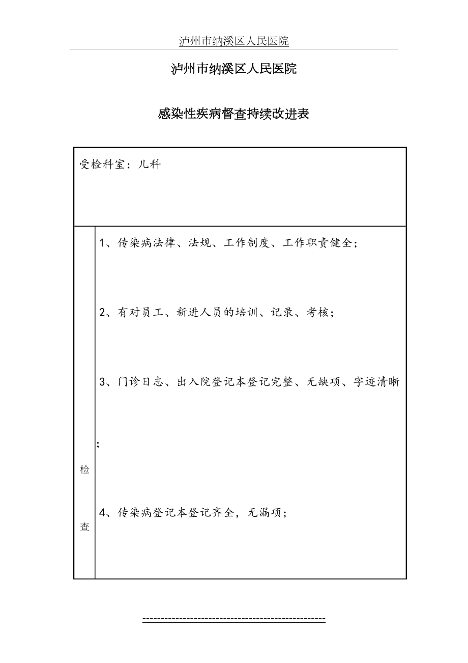 各科室持续改进表.doc_第2页