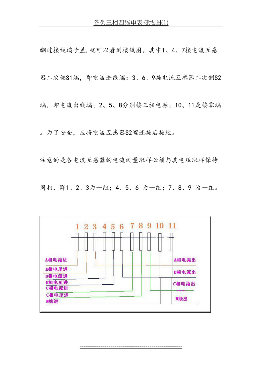 各类三相四线电表接线图(1).doc_第2页