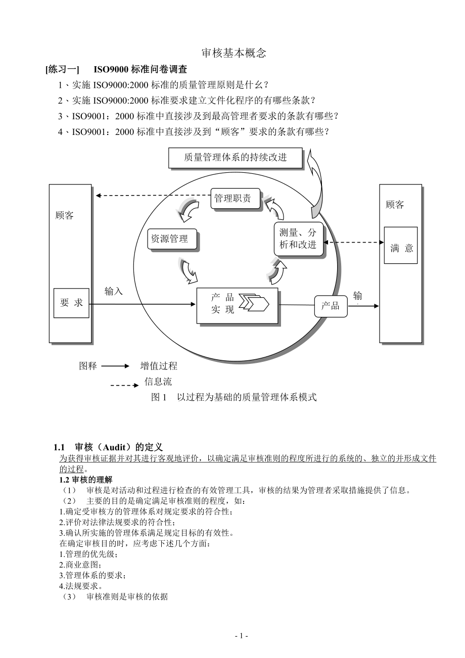 内审员培训教材-审核基本概念(DOC57)(1).docx_第1页