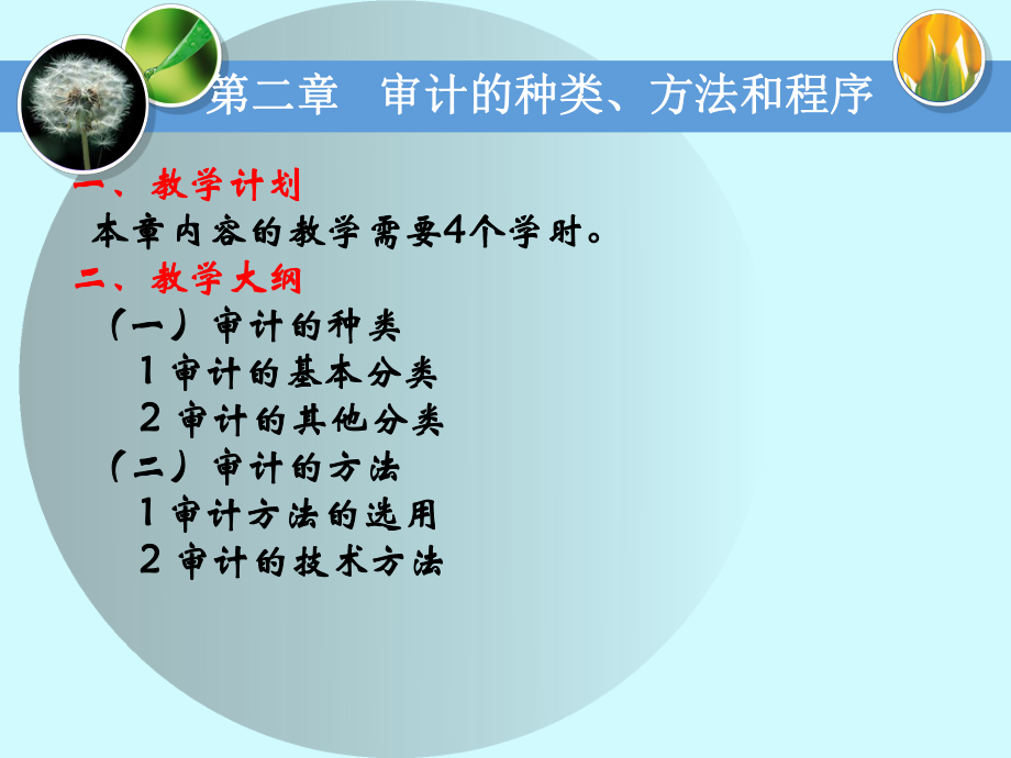 审计学之审计的种类、方法和程序培训.pptx_第2页