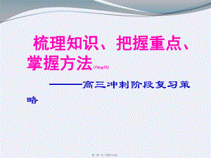 最新高考历史备考冲刺阶段复习策略(共149张ppt课件).pptx