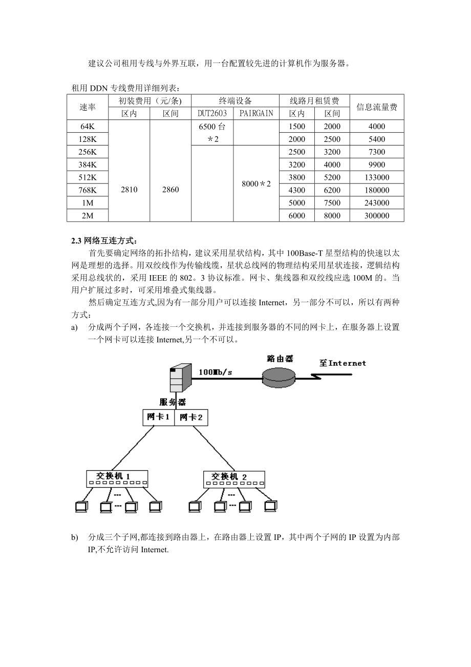 中小型局域网架设方案【模板范本】.doc_第2页