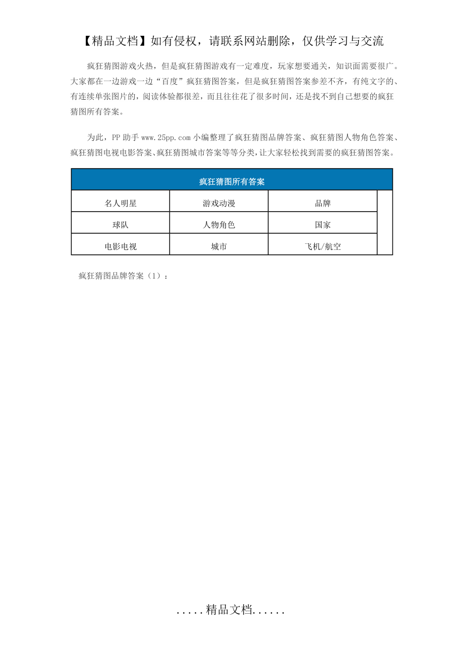 疯狂猜图所有答案品牌大全(图).doc_第2页