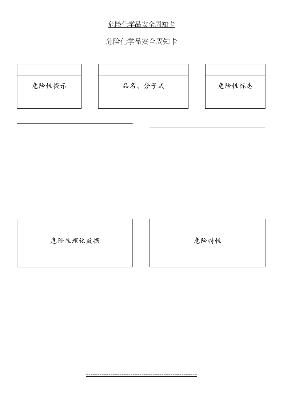 危险化学品安全周知卡(1).doc_第2页