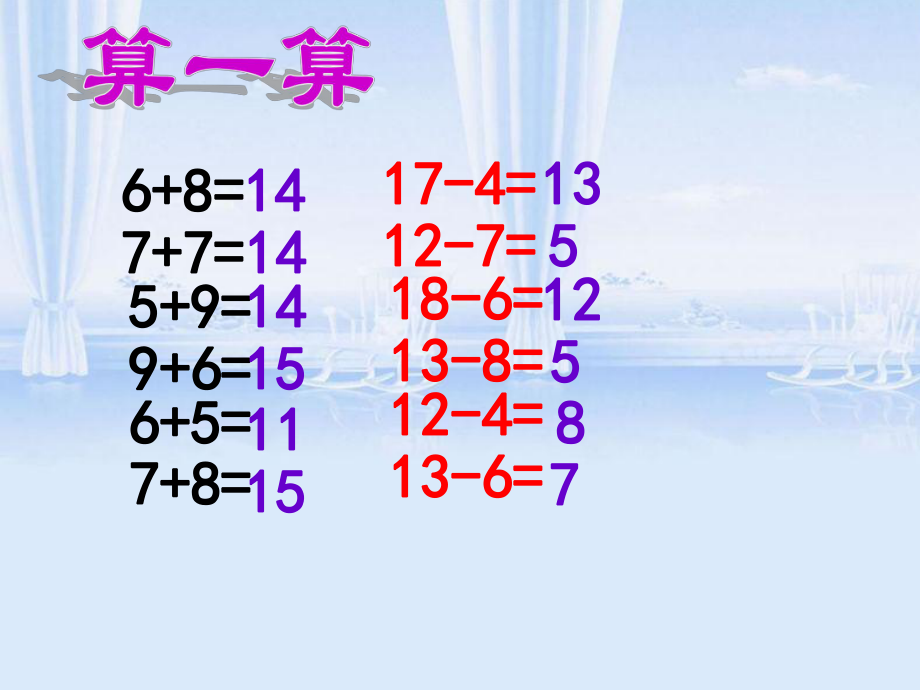 《14、15减几》20以内的退位减法PPT课件.ppt_第2页