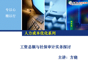 人力成本优化系列之工资总额与社保审计实务探讨.pptx