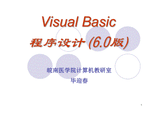 VB基础教程入门全篇精讲ppt课件.ppt