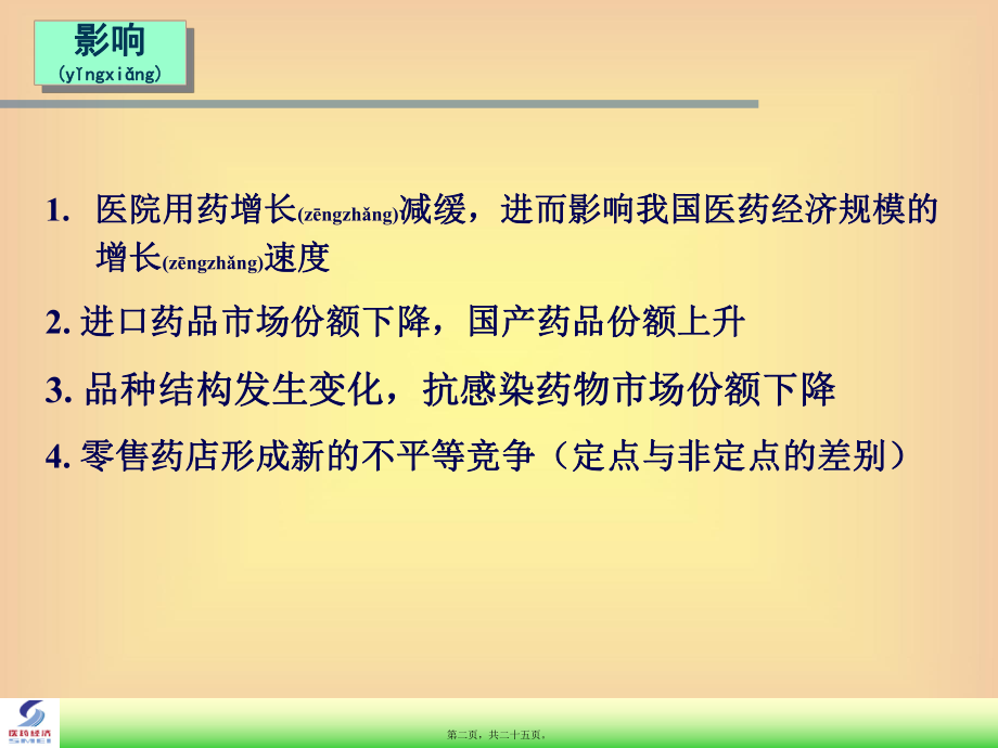 最新中国医药市场环境分析(共25张PPT课件).pptx_第2页