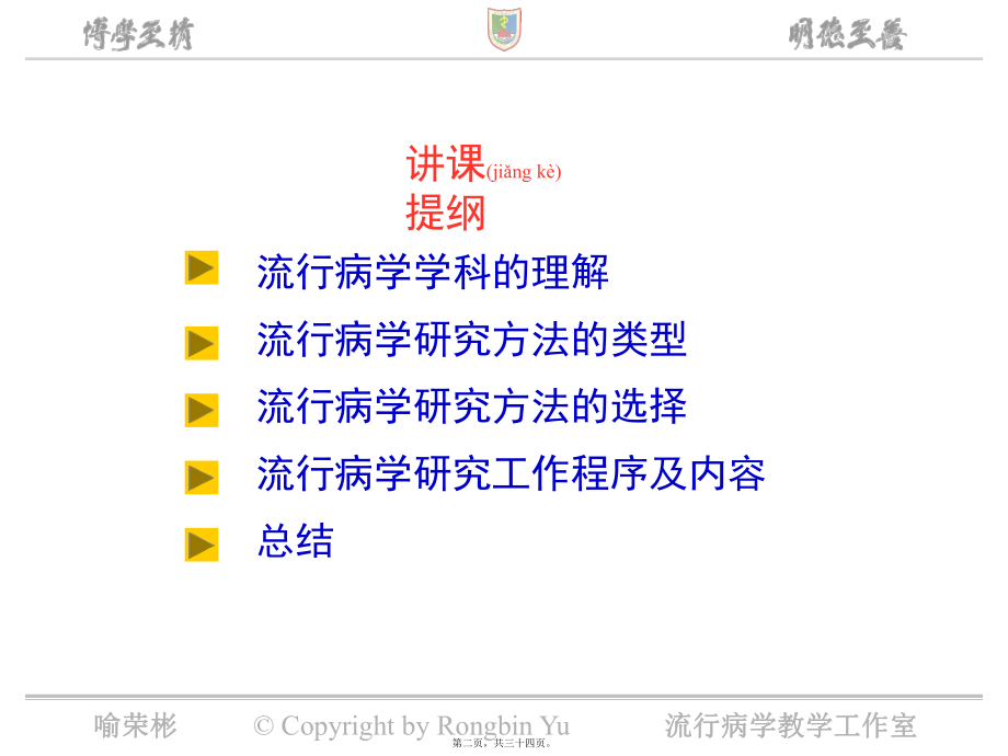 最新专题讲座-流行病学研究方法的概括和选择(共34张PPT课件).pptx_第2页