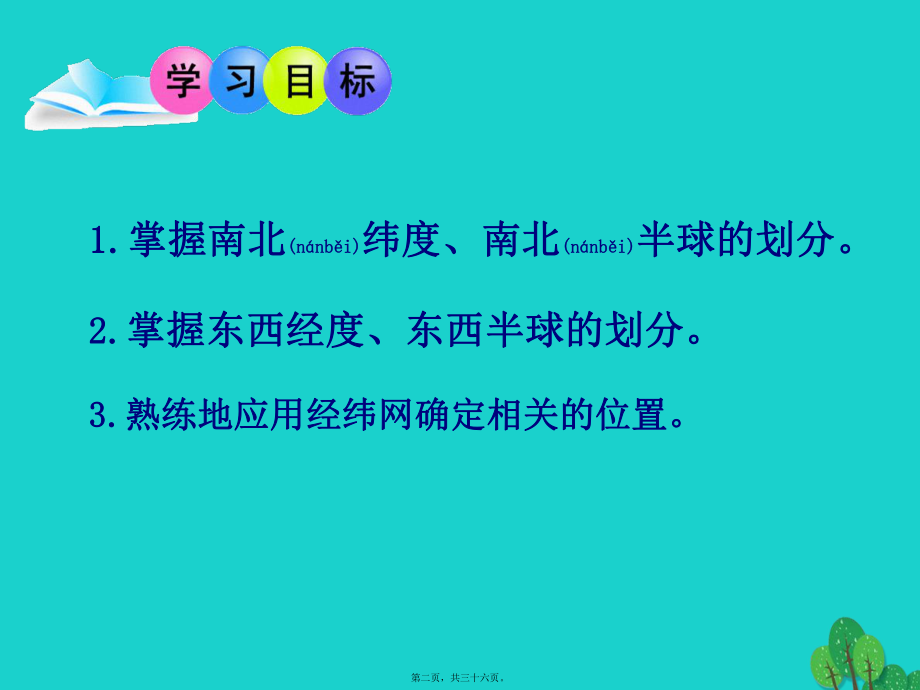 最新七年级地理上册 1_2 经纬网课件 （新版商务星球版1(共36张ppt课件).pptx_第2页