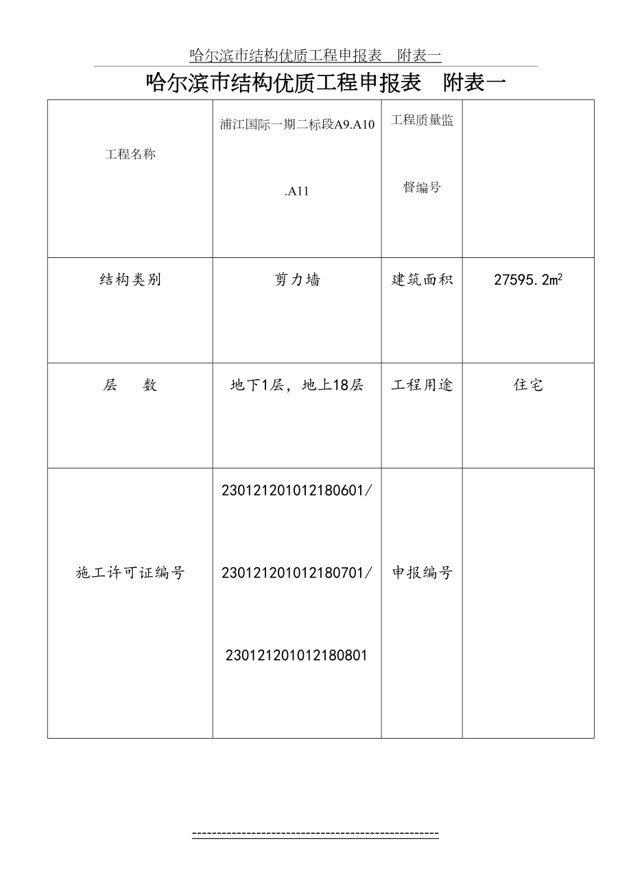 哈尔滨市优质结构工程申报表(丁香杯)(1).doc_第2页