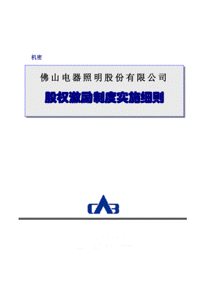 某某公司股权激励制度实施细则.docx