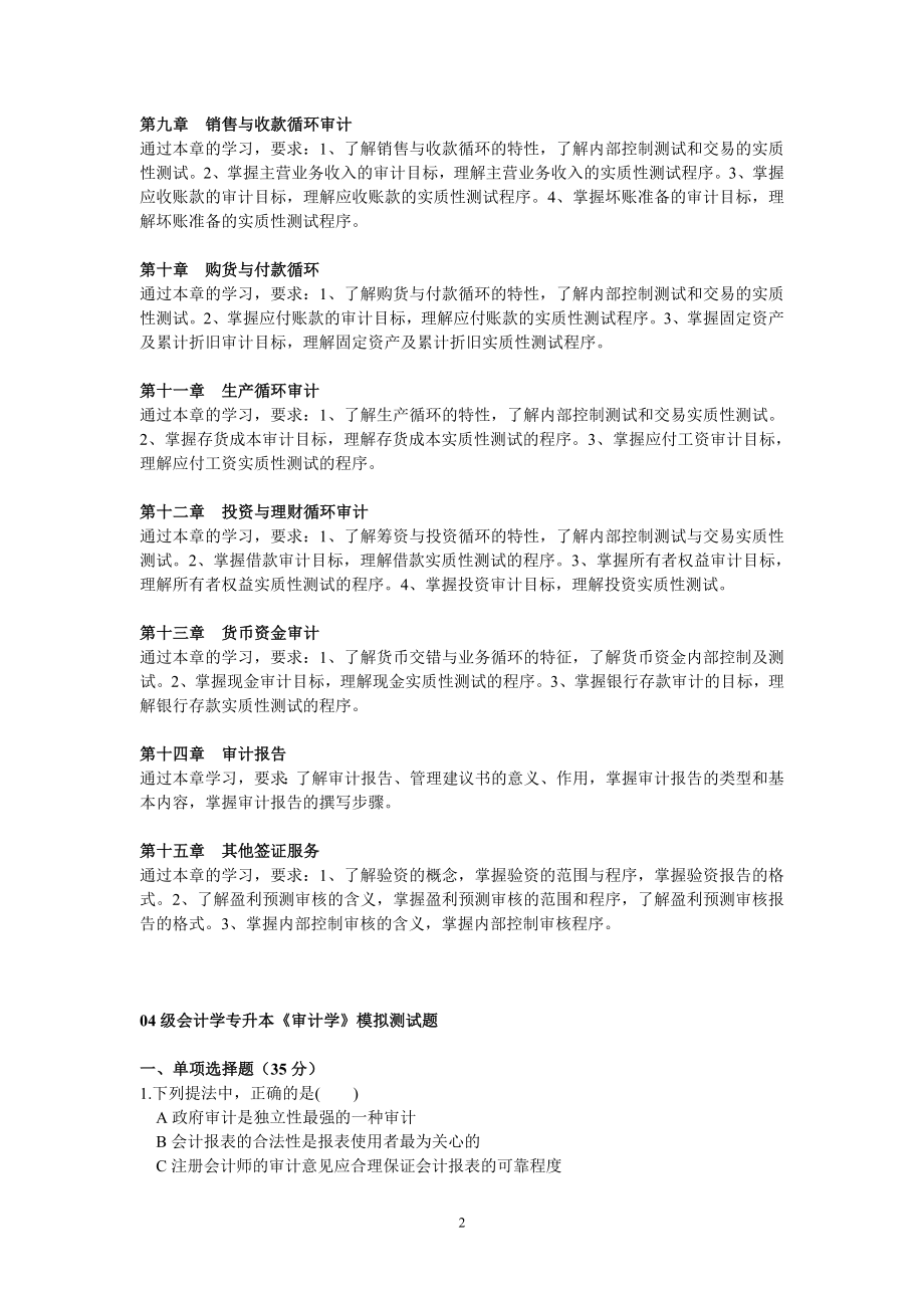 专升本 审计学.docx_第2页