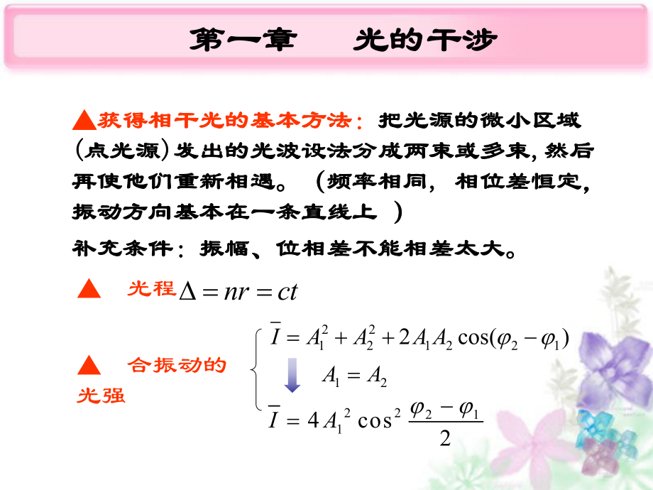 《光学教程》期末总复习.ppt_第2页