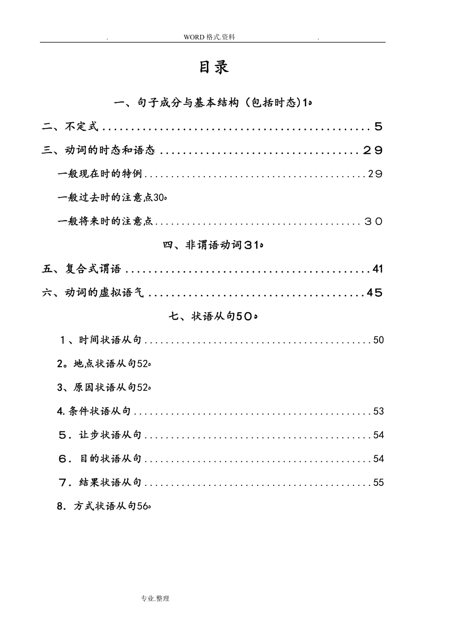 专升本考试英语语法总结【可编辑范本】.doc_第1页