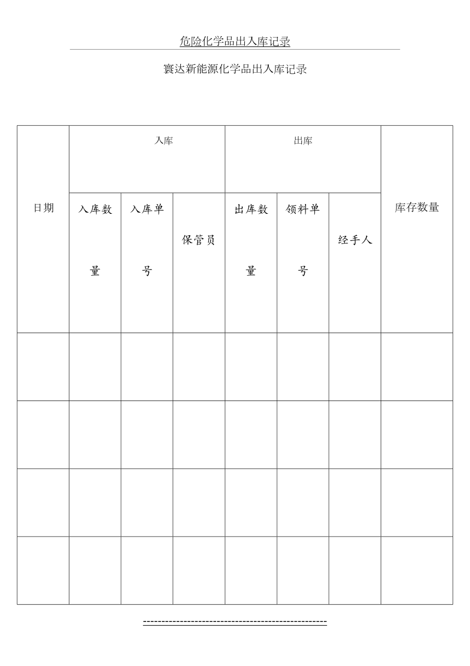 危险化学品出入库记录.doc_第2页