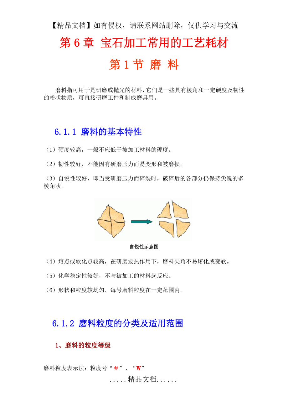 磨料粒度的分类及适用范围.doc_第2页