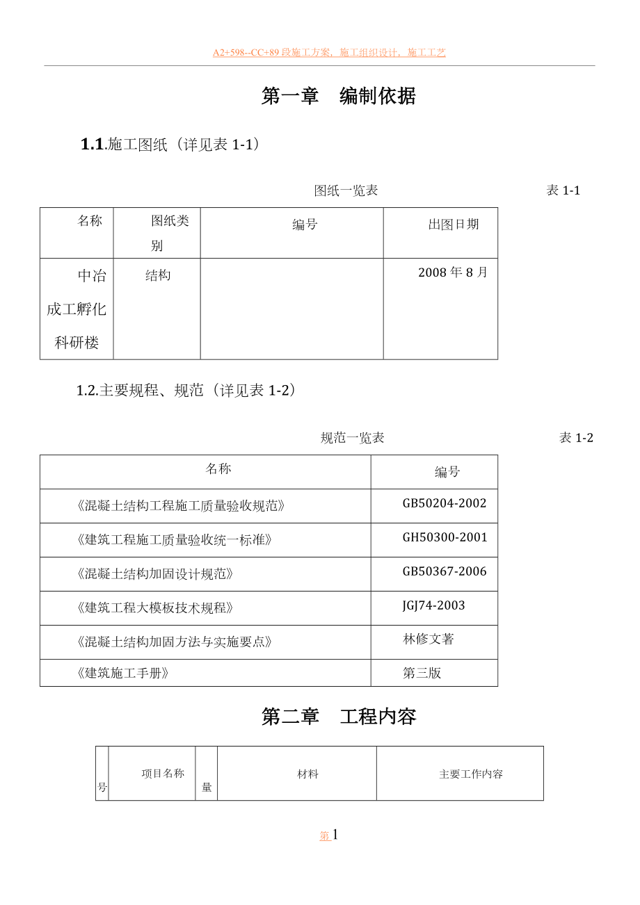 中冶成工加固改造工程施工方案.doc_第1页