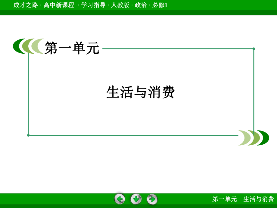 高中一年级思想政治必修1期末练习与测试第一课时课件 (2).ppt_第2页