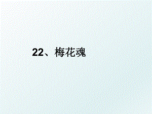 22、梅花魂.ppt