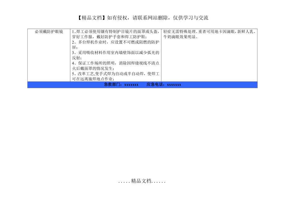 电焊弧光职业病危害告知.doc_第2页