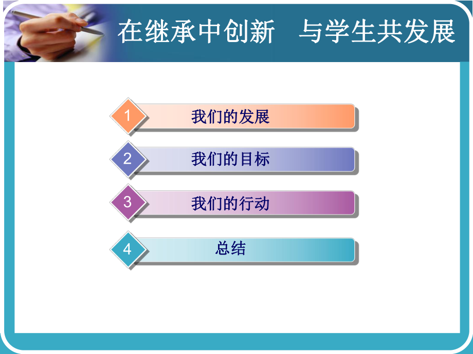 最新在继承中创新与学生共发展幻灯片.ppt_第2页