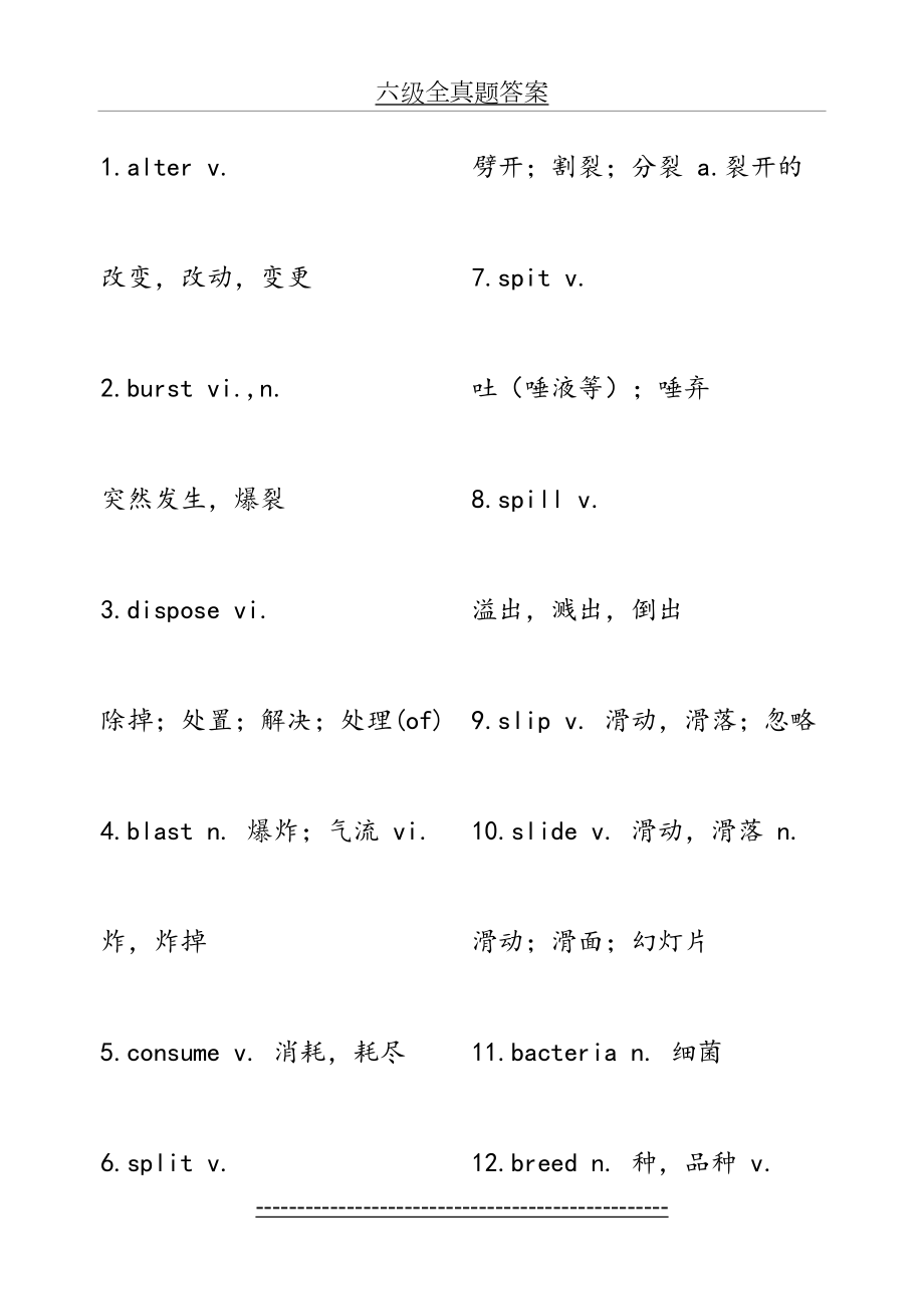 四级核心高频词汇表.doc_第2页